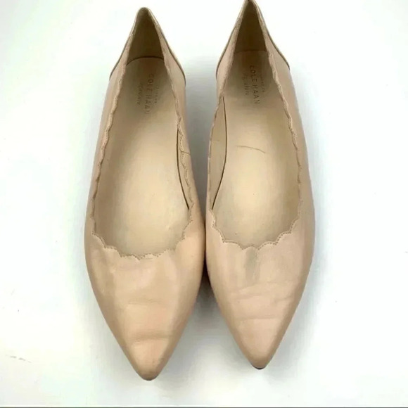 Cole Haan grand OS signature ballet flats size 8  pink leather balletcore - Picture 2 of 12